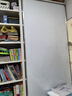阿格貝貝書架+白板門 圖書館書架鋼制免打孔白板門書架推拉磁吸白板 2.2米高*1.9米寬【含1主1副+門】 【至尊版書架+白板門】組合裝 曬單實(shí)拍圖