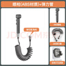 潛水艇（Submarine）馬桶噴水槍伴侶一進二出廁所沖洗增壓噴槍婦洗器高壓沖水槍京 【槍灰】噴槍+彈簧管 曬單實拍圖