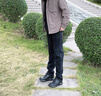 CAIDEN KETCH品牌男裝牛仔褲男士2025新款寬松直筒商務(wù)休閑男褲柔軟透氣褲子 黑灰色 32 腰圍2尺5 曬單實(shí)拍圖