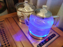友家鋪?zhàn)樱˙iooner） 全自動(dòng)底部雙上水電熱燒水壺泡茶專用玻璃燒水器茶臺(tái)一體茶桌嵌入式電茶爐茶具套裝 1L 雙壺加水-亮光金-清潔款（37*20cm） 曬單實(shí)拍圖