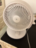 京東京造 [小云朵」空氣循環(huán)扇 廣角搖頭電風(fēng)扇家用節(jié)能桌面/臺(tái)式小風(fēng)扇空調(diào)伴侶輕音大風(fēng)量四季循環(huán)白色款 曬單實(shí)拍圖