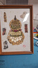 中草藥香氛畫(huà)手工DIY材料包中式創(chuàng  )意國風(fēng)拼貼畫(huà)團建養生活動(dòng)沙龍 中藥畫(huà)材料包-葫蘆+A4相框 曬單實(shí)拍圖