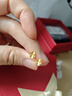 周六福（ZLF）  黃金耳飾女小金花四葉草耳釘足金999首飾 計價(jià) 0.76g 曬單實(shí)拍圖