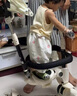beunty巴比特兒童滑板車1-3-6-12歲六合一多功能寶寶推車溜溜車周歲禮物 煙雨江南-遮陽(yáng)棚坐墊萬(wàn)向輪款 精品禮盒 曬單實(shí)拍圖