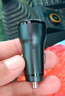 綠聯(lián)車(chē)載充電器 30W點(diǎn)煙器一拖二雙USB口快充轉換器插頭 曬單實(shí)拍圖