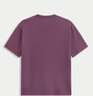 ABERCROMBIE & FITCH男裝25秋新款美式復(fù)古棉質(zhì)寬松字母LOGO圓領(lǐng)短袖T恤KI175-5430 紫紅色 M (180/100A) 曬單實拍圖