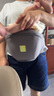 babycare腰凳嬰兒背帶透氣輕便Frap旋柄 寶寶外出抱娃神器四季通用 隕光灰 曬單實拍圖