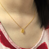 潮宏基足金5G黃金項(xiàng)鏈女七夕禮物計(jì)價(jià) 至簡(jiǎn)小方糖 XQG30005017 約4.4g 曬單實(shí)拍圖