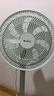 格力（GREE）電風(fēng)扇7葉輕音電風(fēng)扇立式家用節(jié)能柔風(fēng)落地扇臺(tái)式桌面小型風(fēng)扇大風(fēng)量搖頭宿舍電扇 FS-3015h7竹青色機(jī)械款 曬單實(shí)拍圖