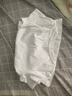 方領(lǐng)打底衫女夏季新款灰色短袖t恤大領(lǐng)口內(nèi)搭正肩純棉顯瘦上衣服 白色 L 曬單實拍圖
