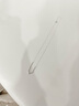 Cindy Kelly精致銀項鏈實用高級實用鎖骨鏈高級感送老婆結(jié)婚紀(jì)念生日禮物女生 銀方塊項鏈 曬單實拍圖