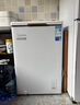美的（Midea）天成冰柜小型家用零下40度超低溫大容量冷柜減霜冷凍柜小型冰箱冷藏柜一級能效國家補貼 25年新品|電子控溫| 102L 曬單實(shí)拍圖