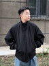 卡圖弛美式cleanfit飛行教練夾克男春秋季寬松潮流高街工裝棒球衣服外套 黑色 XL 曬單實拍圖