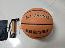 李寧（LI-NING）籃球7號(hào)CBA比賽成人兒童青少年中考室內(nèi)外訓(xùn)練標(biāo)準(zhǔn)七號(hào) PU443 曬單實(shí)拍圖