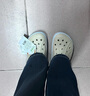 CROCS卡駱馳貝雅卡駱班洞洞鞋|205089 冬日白/彩色-1LI 37/38(230mm) 曬單實拍圖