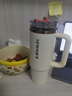 STANLEY巨無(wú)霸杯PRO吸管杯水杯保溫杯不銹鋼杯子大容量887ML-粉金奶油 曬單實(shí)拍圖