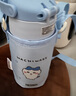 膳魔師（THERMOS）兒童夏季水杯chiikawa便攜吸管杯小八杯套暢吸提手學生杯上學BBSD 曬單實拍圖