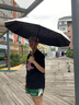 小米有品全自動(dòng)傘晴雨兩用傘骨雨傘機(jī)械一鍵收放防紫外黑膠防曬遮陽傘 【120骨全自動(dòng)】梧桐米 24骨以上 曬單實(shí)拍圖