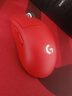 羅技（G）GPW二代 金剛版新升級 無線游戲鼠標(biāo) Hero2傳感器60g輕量FPS職業(yè)電競配置 GPW2狗屁王二代 紅色 曬單實(shí)拍圖