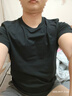 京東京造【已售300w件】短袖t恤男衣服秋季男士打底外穿 黑色 L 曬單實(shí)拍圖