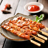 華都食品 骨肉相連 2斤/袋/25串 雞腿肉串雞脆骨串空氣炸鍋食材燒烤 曬單實拍圖