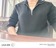 森馬（Semir）毛衣女短款撞色假兩件百搭女士?jī)?nèi)搭秋半開(kāi)襟修身毛衫107524107006 曬單實(shí)拍圖
