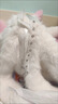 九尾狐尾巴LOL阿貍漫展妲己狐尾cosplay毛絨九尾狐獸尾cos道具 雪奈-白粉 曬單實(shí)拍圖
