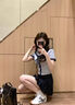 蝶嬌諾（DIEJIAONUO）連衣裙子女夏季2025新款韓系氛圍感氣質可愛甜美日系學院風穿搭女 淺粉色套裝 S 曬單實拍圖