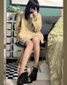 良人訪光腿神器女秋冬裸感絲襪肉色連褲襪加厚加絨粉底液高腰顯瘦打底褲 粉底液 秋季加絨（適合10~25°C） 均碼 （踩腳款） 曬單實(shí)拍圖