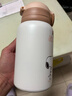 史努比（SNOOPY）兒童保溫杯帶吸管直飲男女小學(xué)生316不銹鋼喝水杯子雙蓋壺500ml咖 曬單實(shí)拍圖