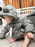 巴拉巴拉童裝寶寶羽絨服冬季嬰兒短款外套兒童上衣洋氣萌男童女童 品灰20218 90 cm 曬單實(shí)拍圖