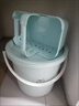 靠森大學(xué)住宿生必備用品宿舍洗漱盆桶開學(xué)高中寢室洗臉盆套裝男女軍訓(xùn) 云水藍(lán)【桶盆8件套】開學(xué)必備 曬單實(shí)拍圖