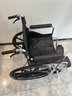 圣爵可折疊輪椅 輕便型老人車代步車助行器帶坐便椅手推車神器 牛津款黑色 曬單實拍圖