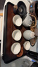 京東京造 茶盤茶托盤 千川胡桃色儲(chǔ)水竹木功夫茶具家用客廳簡(jiǎn)約茶盤 曬單實(shí)拍圖
