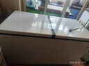 新飛（frestec）冰柜商用臥式大容量冷柜單溫?zé)o霜展示柜冷藏冷凍兩用家用超市便利店臥式雙溫冷凍柜 【418L】深冷-25°單溫大冷柜【二級能效】 曬單實拍圖