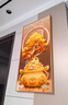 翁畫(huà)師現代輕奢聚寶盆玄關(guān)裝飾畫(huà)入戶(hù)正對墻掛畫(huà)招財樹(shù)寓意好新中式壁畫(huà) A款 40*80cm（單幅） PS環(huán)?？?質(zhì)感紋理面 輕奢金框（黑框備注） 曬單實(shí)拍圖