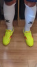 美津濃（MIZUNO）男女專業(yè)防滑AS碎釘足球鞋 MORELIA II PRO AS 45/黃色/珊瑚色/銀色 43 (280mm) 曬單實拍圖