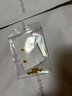 喜上眉梢黃金光面金珠999足金散珠3D硬金拋光面轉運珠路路通情侶 4mm光面珠約八顆 約1g 曬單實(shí)拍圖