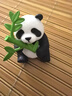 時鳥治愈桌面小擺件動物仿真可愛竹子熊貓動物模型公仔車載裝飾超實惠 1只 抱竹子大熊貓【隨機發(fā)】 曬單實拍圖