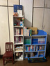 全品屋書架落地家用一體靠墻簡(jiǎn)易書柜置物架客廳臥室儲(chǔ)物架窄縫收納柜子 曬單實(shí)拍圖