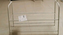 樂活時(shí)光金屬衣帽架落地衣架臥室掛衣架多功能衣服架家用室內(nèi)衣服收納架子 奶油白【雙層90cm】 曬單實(shí)拍圖