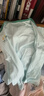 童泰（TONGTAI）嬰兒短袖連體衣夏季初生寶寶衣服外出哈衣爬服提花綠色66cm 曬單實拍圖