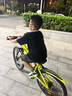 鳳凰（Phoenix）自行車(chē)變速一體輪青少年學(xué)生山地自行車(chē)10歲12歲寶寶單車(chē) 21速熒光黃-避震-雙碟剎輻條輪 24村（建議身高150-170cm） 曬單實(shí)拍圖