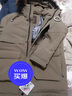 名郎高檔羽絨服男中長款冬季新款時尚潮流連帽大毛領保暖鵝絨服外套男 黑色 9811鵝絨款 XL (180) (建議135-155斤) 曬單實拍圖