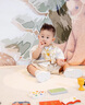 G.DUCKKIDS小黃鴨男童套裝夏季新款兒童新中式漢服中小童唐裝男孩國(guó)風(fēng)兩件套 米色 90 尺碼1~2歲【 80-90cm】 曬單實(shí)拍圖