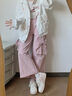 大東女士多巴胺花邊厚底小白鞋女2025新款櫻花粉板鞋小香風(fēng)小眾休閑面包鞋 粉色 -仙女風(fēng) 36 -京東快遞 曬單實(shí)拍圖