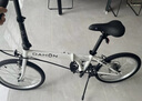 大行（DAHON）經(jīng)典D6折疊自行車20英寸6速成人休閑單車 KBC061 麗面白 曬單實拍圖