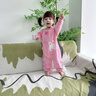 1件裝 嬰兒連體衣新生兒衣服純棉春秋款套裝打底寶寶秋冬哈衣爬服 長(zhǎng)袖 粉色兔子 66cm 曬單實(shí)拍圖