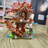 我の屋DIY小屋夢(mèng)想天使手工制作房子粉色少女生日禮物情人節(jié)3d拼圖玩具 曬單實(shí)拍圖