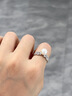 花有心柿紗網(wǎng)泡泡珍珠戒指女輕奢高級感尾戒指2025新款爆款開(kāi)口素圈食指環(huán) 【白珍珠】紗網(wǎng)泡泡鉆戒指 曬單實(shí)拍圖